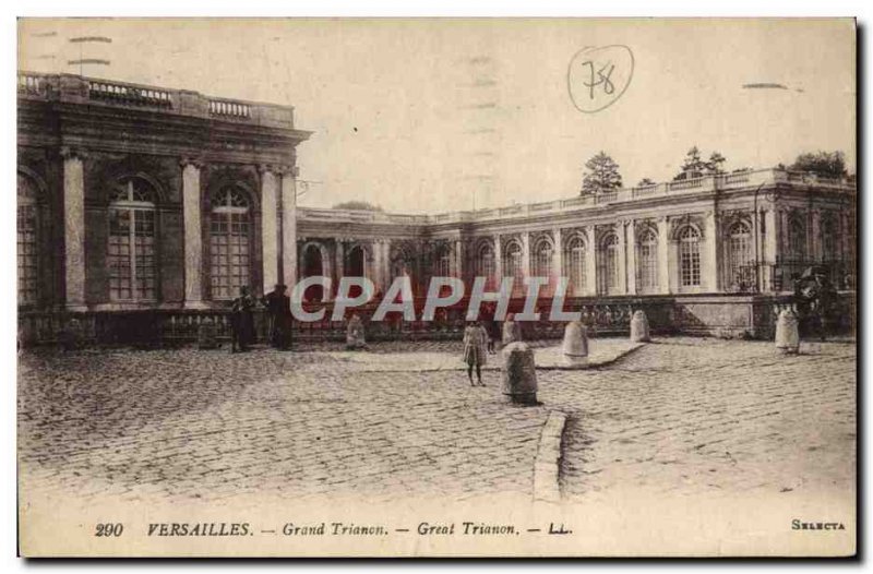 Old Postcard Palace Of Versailles Grand Trianon