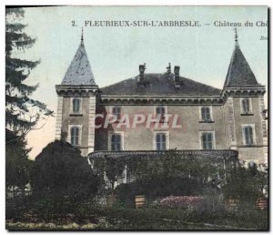 Old Postcard Chateau du Chene Fleurieux on & # 39Arbresle