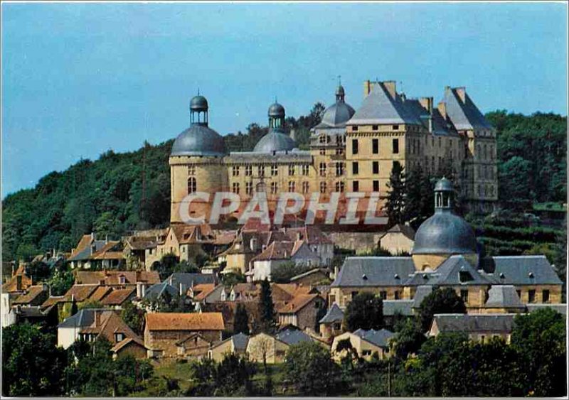 Modern Postcard Chateau de Hautefort Dordogne General view East