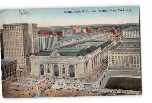 New York City NY Postcard 1907-1915 Grand Central Terminal Station