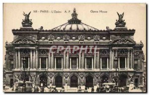 Old Postcard Paris L & # 39Opera