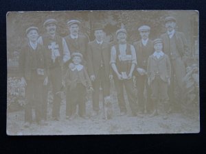 Portrait INTERESTING GARDNING AWARDS 1905 RP Postcard by Clarke of Langley Mill