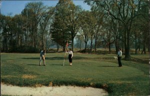 South Lee Massachusetts MA Resort Golf Course c1950s-60s Postcard