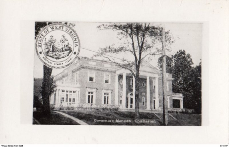 RP: CHARLESTON, West Virginia, 1940s; Governor's Mansion