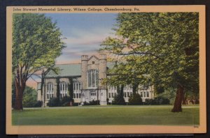 Chambersburg, PA - John Stewart Memorial Library, Wilson College