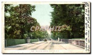 Postcard Old Bellevue Avenue Newport R I