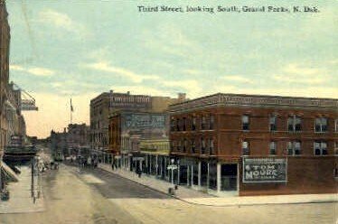 Third St. in Grand Forks, North Dakota