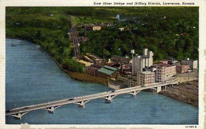 Kaw River Bridge - Lawrence, Kansas KS