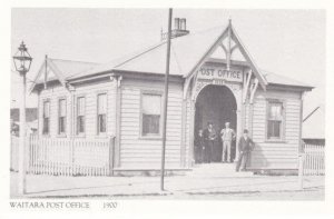 Waitara New Zealand Taranaki Post Office in 1900 Postcard