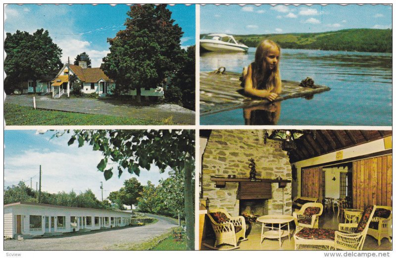 Auberge and Motel 4 As, Lake Notre Dame, Fireplace, TEMISCOUATA, Quebec, Cana...