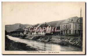 Turckeim Old Postcard Quai Fecht