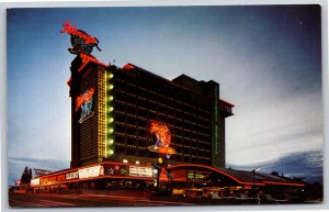 Gambling~South Lake Tahoe Nevada~Harveys Resort Hotel Street View~Vintage PC