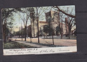 NEW YORK, BUFFALO, 74th. REGIMENT ARMORY, 1906 ppc., used.