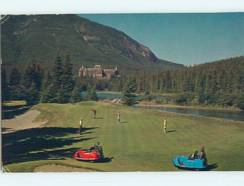 Pre-1980 TOWN VIEW SCENE Banff Alberta AB p9801