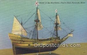 Model Of The Mayflower, Pilgrim Hall, Plymouth, Massachusetts, MA USA Sailboa...
