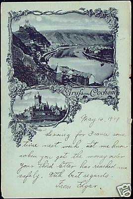 germany, COCHEM, Panorama Multiview (ca. 1899)