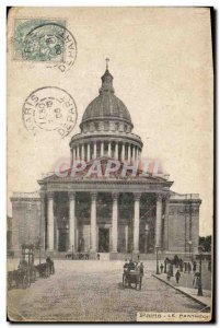 Old Postcard Paris Pantheon