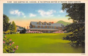 High Hampton Inn Cashiers, North Carolina NC Postcard