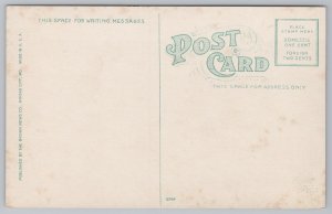 Sunset Route~Castle Canyon Rocks Near Devils River~Texas~Trees @ Bottom~Vtg PC