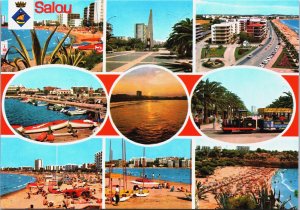 Spain Salou Vintage Postcard BS.25