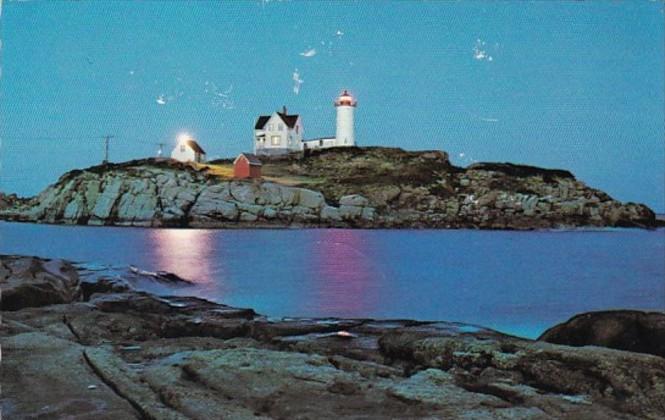 Maine York Cape Neddick Nubble Lighthouse