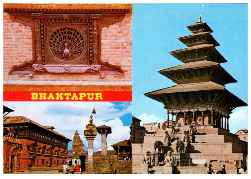 Architecture Views Bhaktapur Nepal Postcard PC1065