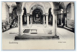 c1940's Krypta Castle Quedlinburg Saxony-Anhalt Germany Unposted Postcard