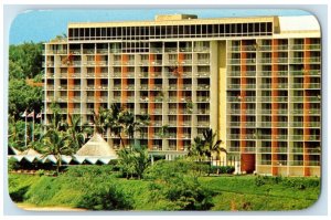 c1960 Kauai Surf Hotel Kalapaki Beach Exterior Building Kauai Hawaii HI Postcard