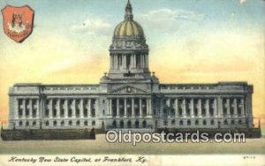 Frankfort, KY, KY State Capital USA 1908 crease right edge, small crease bott...