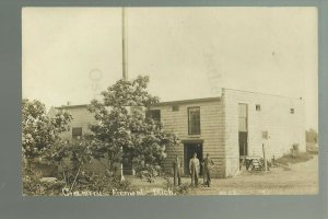 Fremont MICHIGAN RP c1910 CREAMERY nr White Cloud Newaygo Muskegon Hesparia