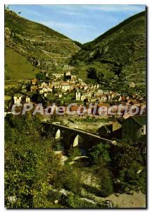 Modern Postcard Sainte-Enimie Vue Generale