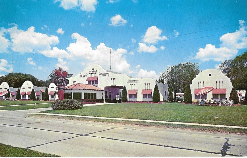 Alamo Plaza Courts Motel Chain in Dallas Beaumont Houston