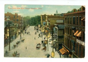 CT - Meriden. West Main Street ca 1910