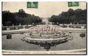 Old Postcard Park of Versailles Latona Fountain