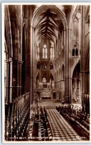 Postcard - Choir East, Westminster Abbey - London, England 