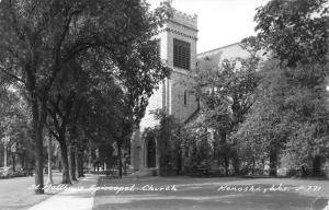 Kenosha Wisconsin St Matthews Episcopal Real Photo Antique Postcard K14342 