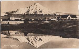 1927 MOUNT EGONT Postcard Real Photo RPPC New Zealand Buildings