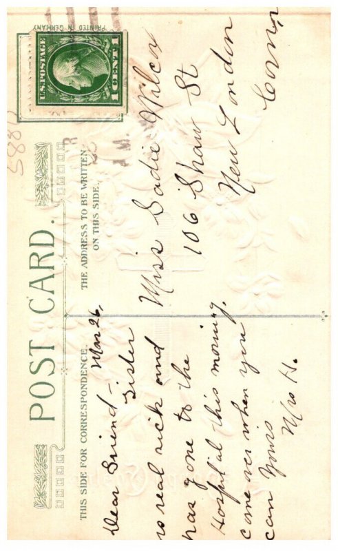 Easter ,  Cross with  Flowers  , John Winsch