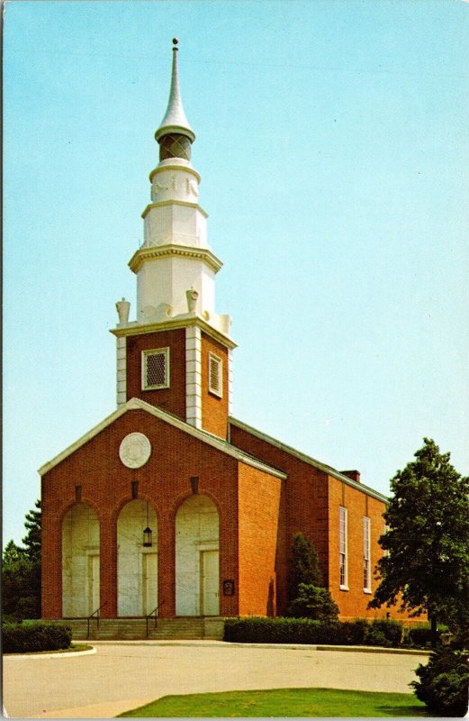 United States Coast Guard Memorial Chapel New London Connecticut CT Postcard VTG 