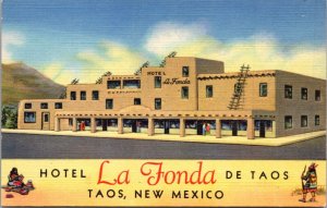 Linen Postcard Hotel La Fonda De Taos in Taos, New Mexico
