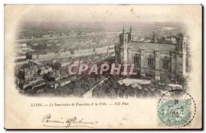 Lyon Fourviere Postcard The Old Sanctuary and the city