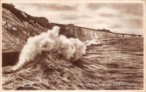 BR62903 rough sea at black rock brighton uk