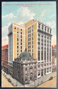 Vintage Postcard 1908Chamber of Commerce & Bank Building, Buffalo, New York