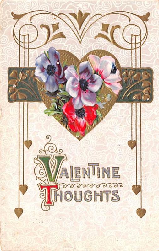 Valentines Day 1912 small crease right bottom corner
