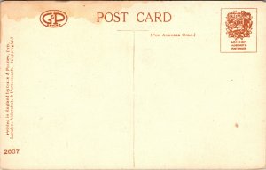 Postcard England Hampton Court South Front and Sundial