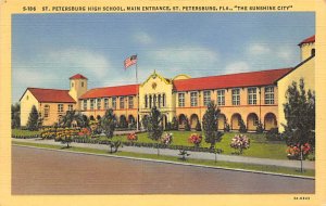 St Petersburg High School Main Entrance St Petersburg FL