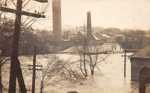 J70/ Warren Ohio RPPC Postcard c1913 Flood Disaster Power House 258