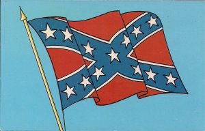 Confederate Battle Flag, Civil War Centennial, 1961, CSA 002, Chrome