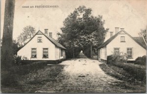 Netherlands Groet uit Frederiksoord Vintage Postcard 01.42