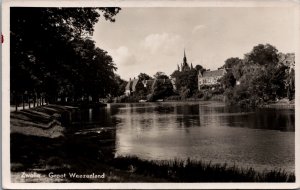 Netherlands Zwolle Groot Weezenland Vintage RPPC C013